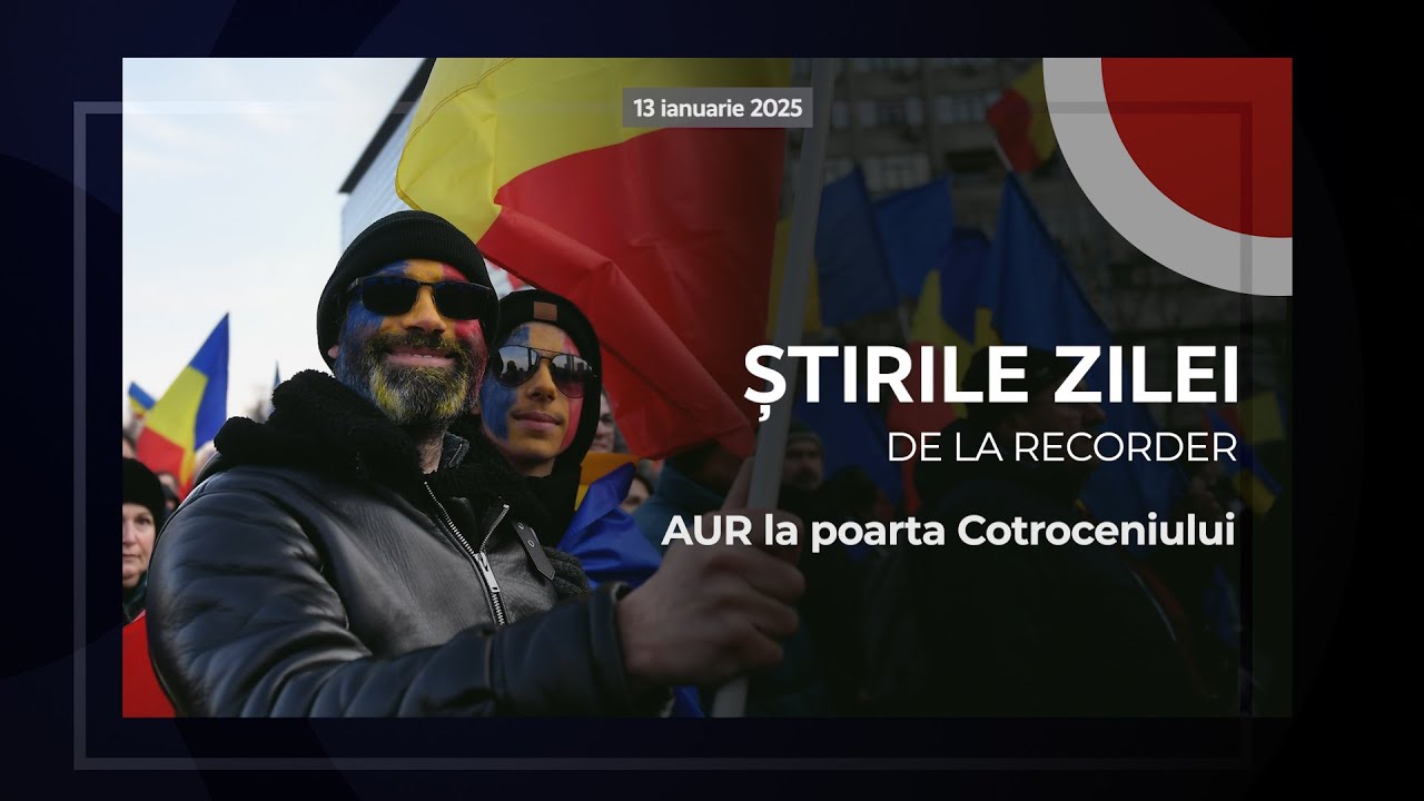 13 IANUARIE 2025. AUR la poarta Cotroceniului