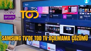 Samsung Tv'de Tod Tv Bein Sport Açılmıyor Çözümü