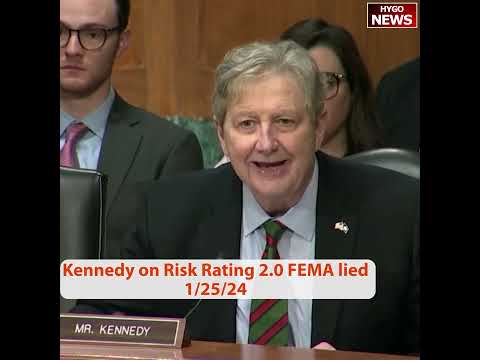 Kennedy on flood insurance Risk Rating 2.0: “FEMA lied”, FEMA can raise premiums 18% every year