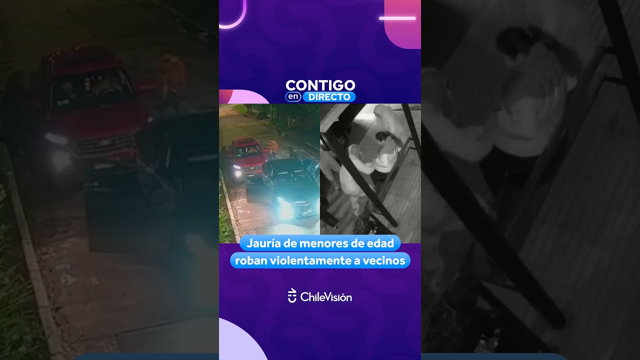 Jauría de menores de edad roban violentamente a vecinos de Quinta Normal - Contigo en Directo