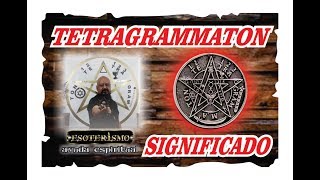 Tetragrammaton - AMULETO - significado de su Simbo