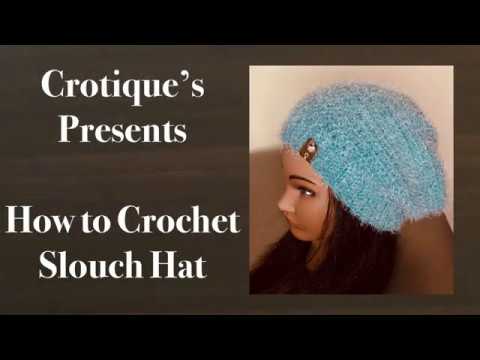VERY EASY Crochet Slouchy Hat
