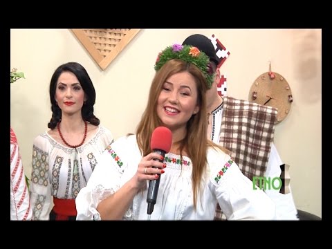 Larisa Boiciuc in direct la "DIMINETI CU CANTEC", ETNO TV - 24.02.2016 (Dragobete)