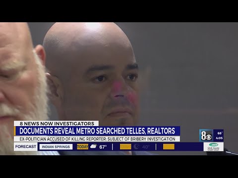 Las Vegas police search Robert Telles, realtors as part of pre-murder bribery investigation