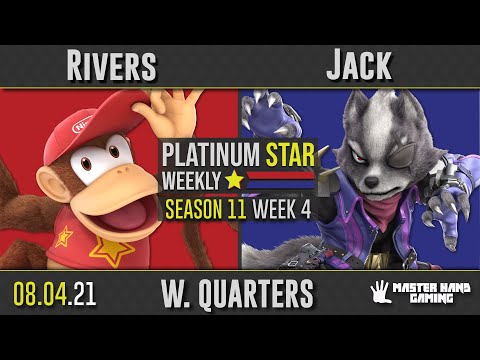 PSW S11:W4 - Rivers (Diddy Kong) Vs. Jack (Wolf) - W Quarterfinals