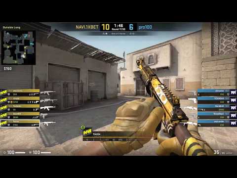 CS:GO POV Demo Na'Vi Flamie (28/12) vs pro100 (de_dust2)