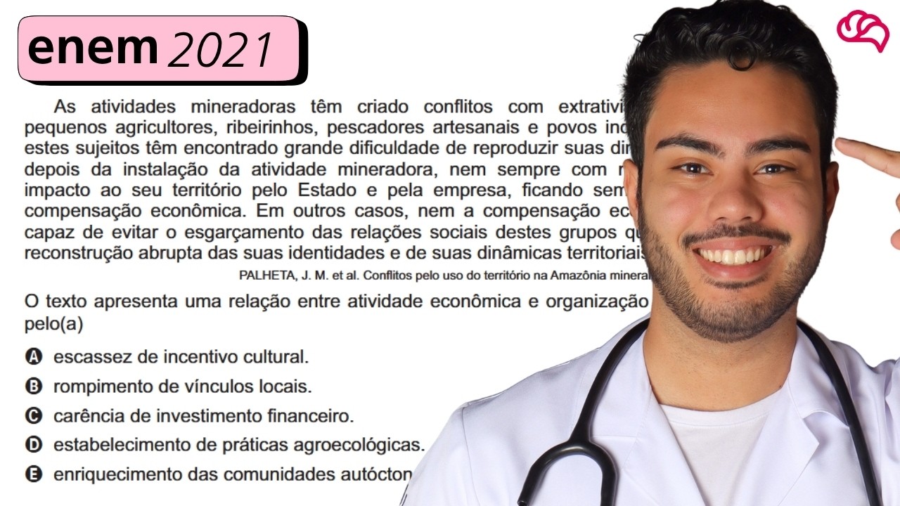 Resolução em Vídeo — Questão 63 ENEM 2021