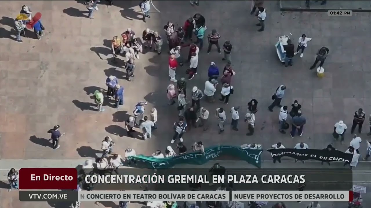 VTV reseñó marcha de trabajadores por un salario digno este 26 de febrero de 2026