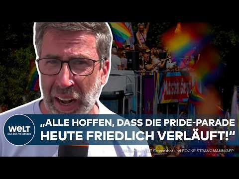 Video Thumbnail: MEGA-EINSATZ BEIM CSD: Polizeikräfte verdoppelt – 250.000 feiern bei der Pride in Hamburg!
