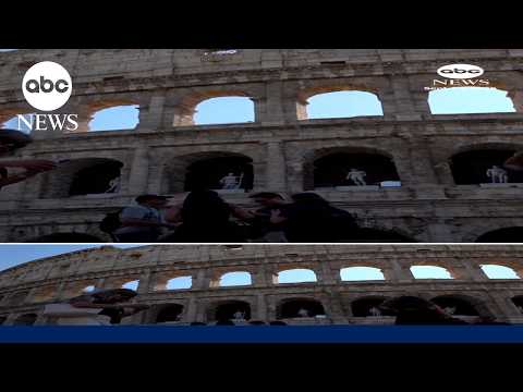 Rome's Colosseum closed after worker falls to death