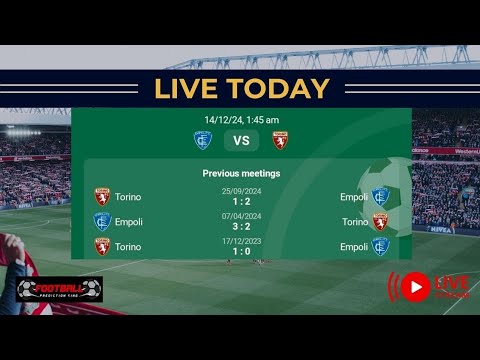 Empoli vs torino live stream and full match today