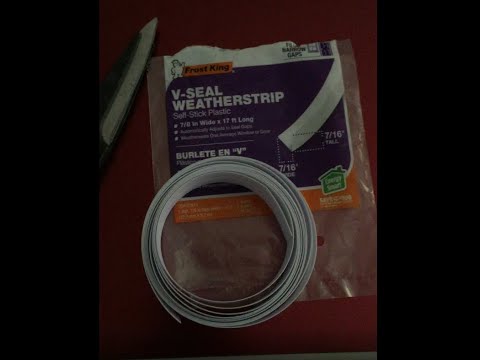 FrostKing V seal Weatherstripping