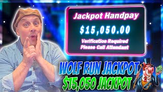 Wolf Run Jackpot Session Huge Win $15,050 Jackpot