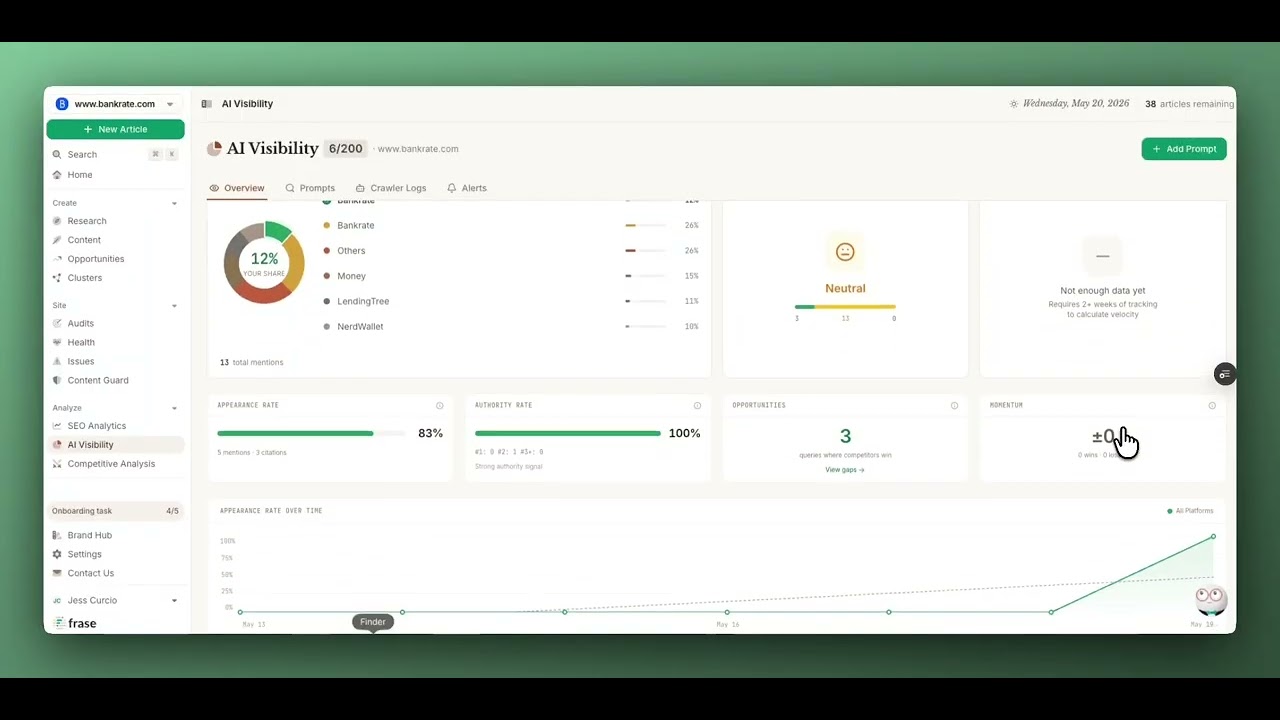 Getting Started with Frase: Content Intelligence for the AI Search Era video thumbnail