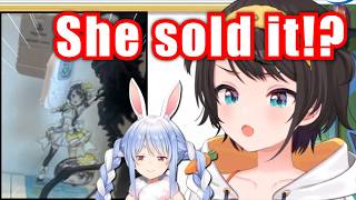 Subaru Finds Out That Pekora Sold Her Acrylic Stand【Hololive】