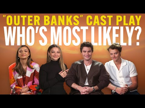 Madelyn Cline, Chase Stokes, Rudy Pankow, Madison Bailey and Outer Banks Cast Interview