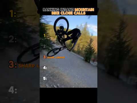 Ranking The Most Insane Mountain Bike Close Calls #daily #mtb #crazy #fail #mtbpro