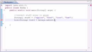 Intermediate Java Tutorial - 12 - addAll