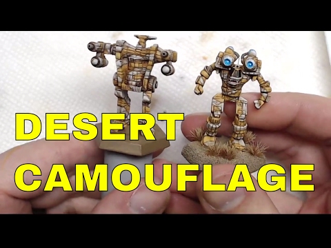Desert Camouflage | Battletech Painting Tutorial