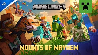 Minecraft - Mounts of Mayhem Trailer | PS5 & PS4 Games Trailer