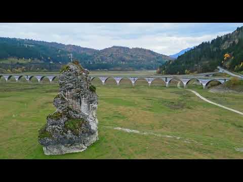 DJI Mini 3 Pro | Viaduct Poiana Largului, Piatra Teiului (jud. Neamț, Pod, Vârful Toaca, Ceahlău)