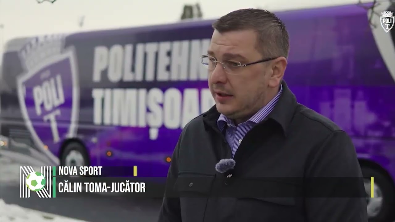 Noul autocar a fost testat de jucătorii de la Poli