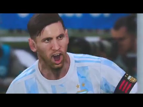 Gorasso cutout "Argentina National Team / Messi" Special match [Italy vs Argentina] | PES2021 / PC