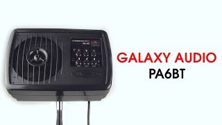 Video thumbnail for Unboxing the Galaxy Audio PA6BT Hot Spot Personal Monitor by Galaxy Audio