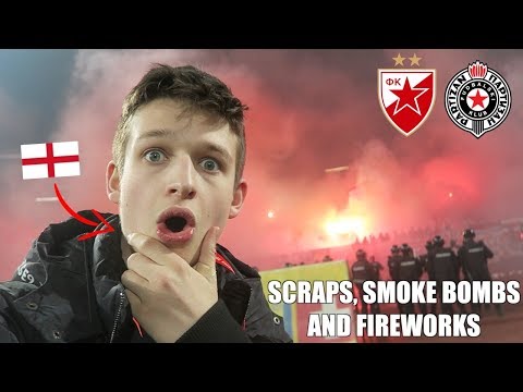FANS FIGHT EACH OTHER, RIOTS, AND BOMBS - Red Star Belgrade vs Partizan DERBY