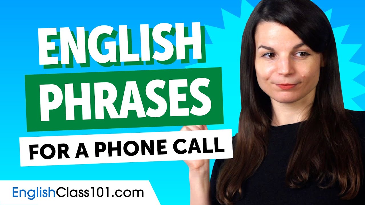 Learn Useful Phrases for a Phone Call in English