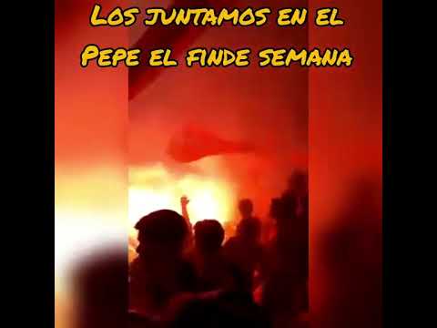 "Dicen que estamos locos de la cabeza" Barra: Los Rojinegros &bull; Club: Rangers de Talca &bull; País: Chile