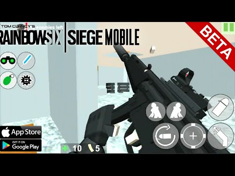 TOM CLANCY RAINBOW SIX SIEGE MOBILE DIVISION LIKE GAME FOR ANDROID AND IOS BETA GAMEPLAY