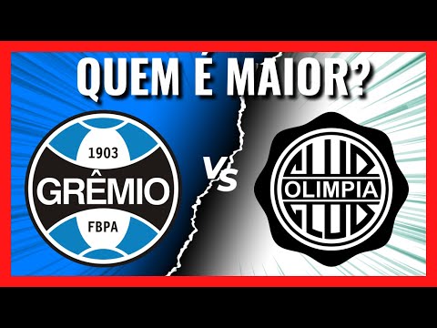 Grêmio VS Olímpia PAR, QUEM É MAIOR [Comparativo de Títulos]