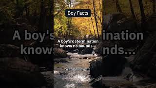 A boy's determination knows no bounds...