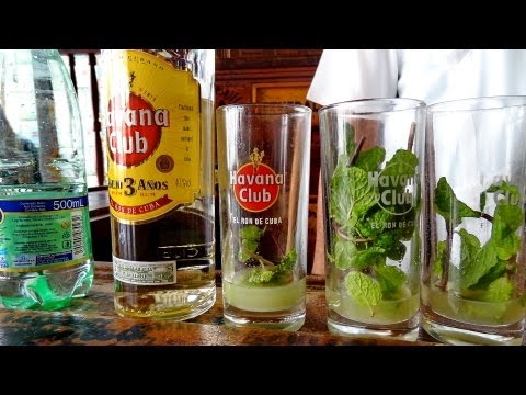Preparación del auténtico Mojito Cubano - Ron Havana Club 3 años
