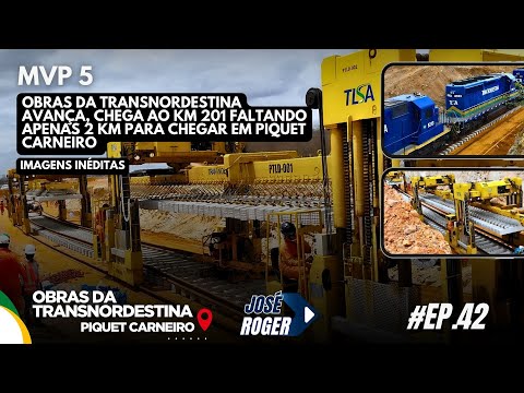 OBRAS DA TRANSNORDESTINA, 2 KM PARA CHEGAR EM PIQUET CARNEIRO, OBRAS PRÓXIMO A PONTE HOJE 24.01.2026