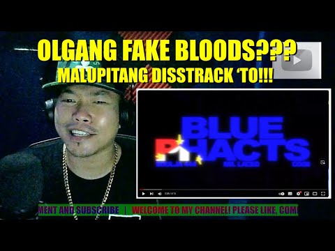 OLGANG' FAKE BLOODS? | BLUE PHACTS - Soulja444 x Cosii x Mr. Laced | REACTION AND COMMENT