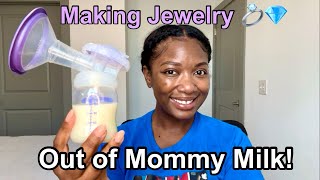 I Made Jewelry out of Breast Milk 🥛 👀🤔