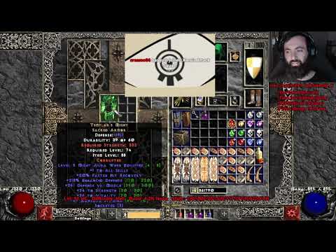 Crazy Unique Sacred Armor ID/Slam! - Hardcore SSF Season 3 Project Diablo 2