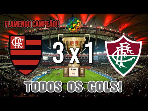 Todos os gols de Flamengo 3 x 1 Fluminense pela final do Campeonato Carioca 2021!
