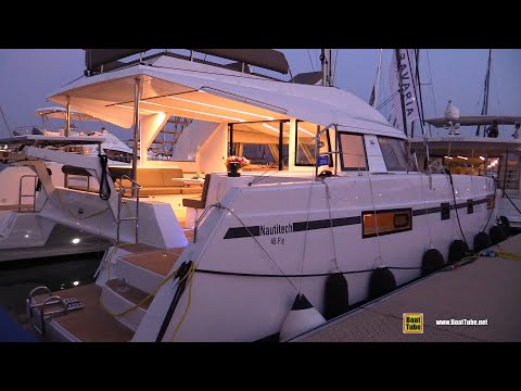 2019 Bavaria Nautitech 46 Fly - Deck and Interior Walkaround - 2018 Cannes Yachting Festival