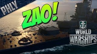 World Of Warships  ZAO - Fighting The Mighty YAMATO - World Of Warships Gameplay
