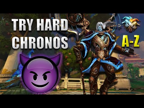 An Actual Tryhard Chronos Game!? - A-Z Series - Grandmasters Ranked Duel - SMITE