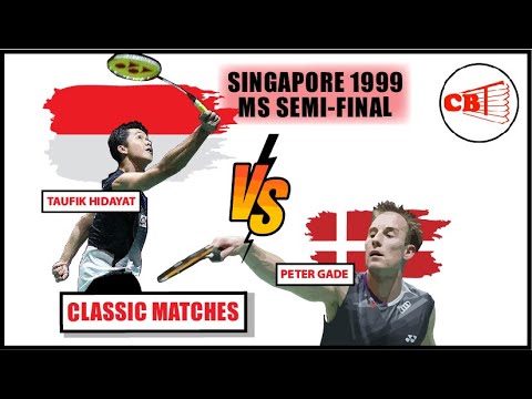 Taufik Hidayat INA vs Peter Gade DEN Singapore 1999 MS SF (better quality)