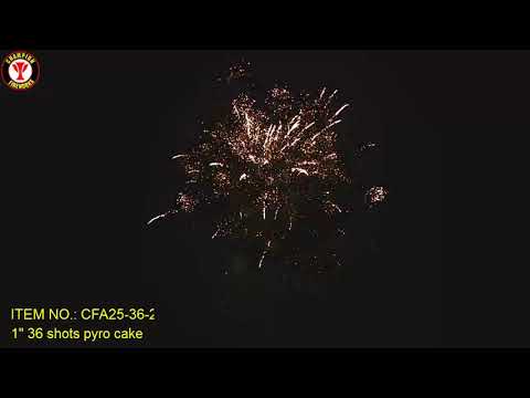 CFA25-36-2   1'' 36shots multishots 500g fireworks cake