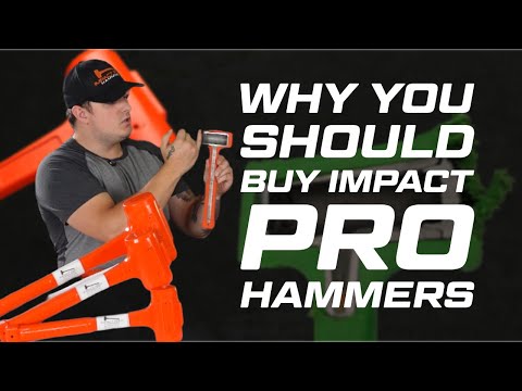 Impact Poly Hammers 36 oz Orange Polyurethane Dead Blow Hammer