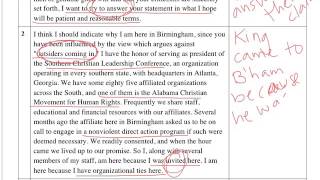 Par 1-5 Letter From Birmingham Jail Annotation