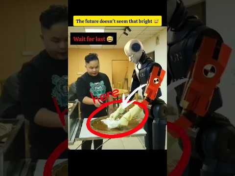 Don't trust robots 😅 |wait for last| #robots #trending #viral