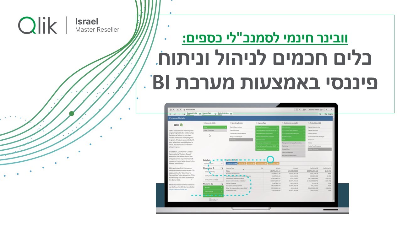 כלים חכמים לניהול וניתוח פיננסי באמצעות מערכת BI