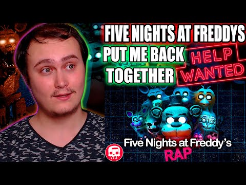 FNAF VR HELP WANTED SONG by JT Music - "Put Me Back Together" | Reaction
